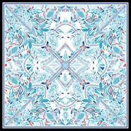 Jessie Zhao New York Silk Scarf Of The Ocean