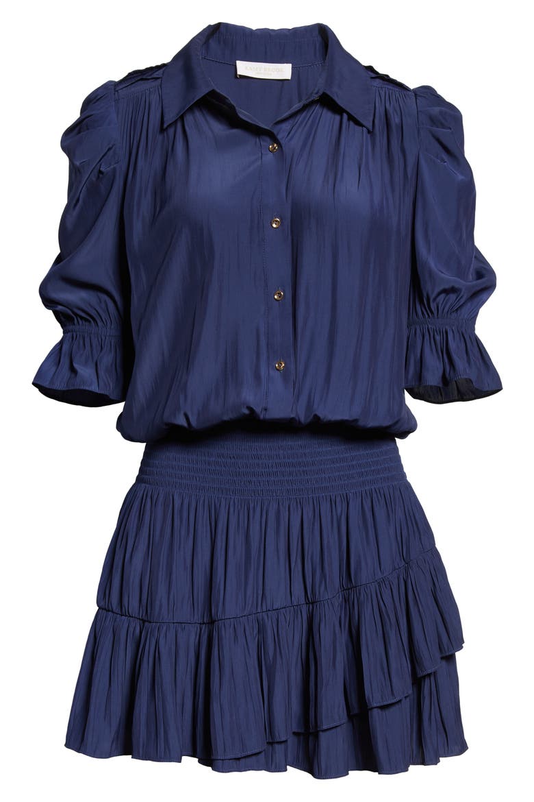 Angelina Tiered Dress, Alternate, color, SPRING NAVY