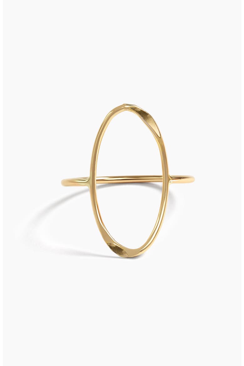 Aspen Oval Ring Gold-filled, Main, color, Gold