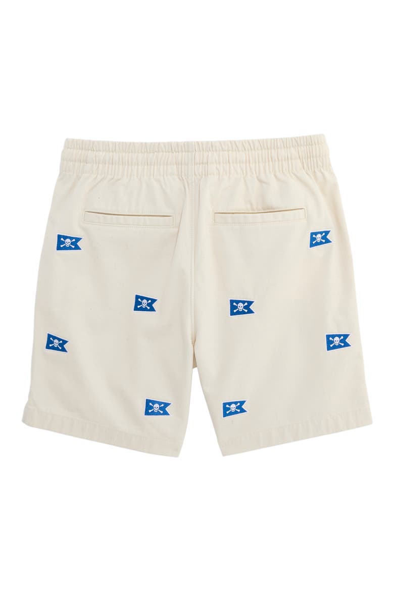 Kids' Embroidered Drawstring Shorts, Alternate, color, JOLLY ROGER EMB