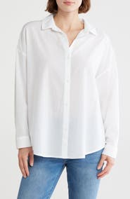 Melrose and Market Cotton Button-Up Tunic