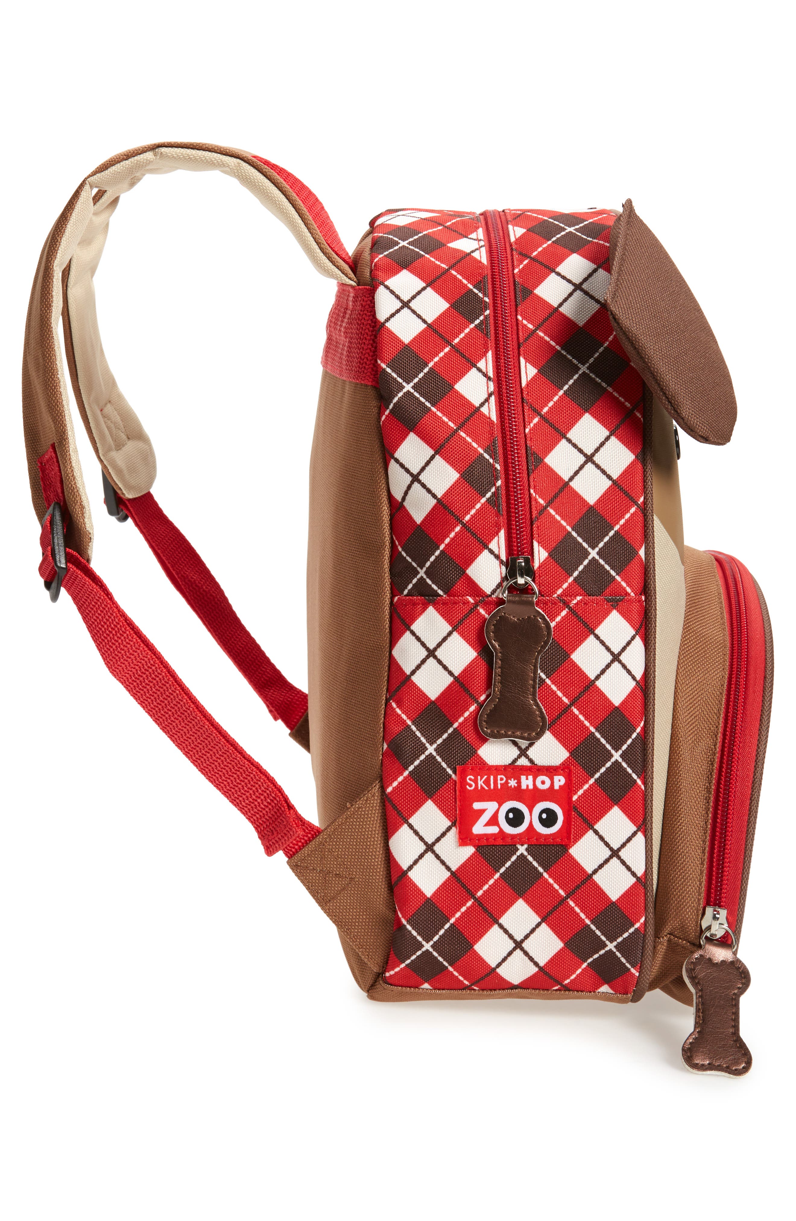 Zoo Pack Bulldog Backpack, Alternate, color, MULTI