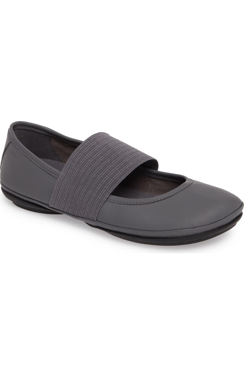 Camper Right Nina Leather Ballerina Flat, Main, color,