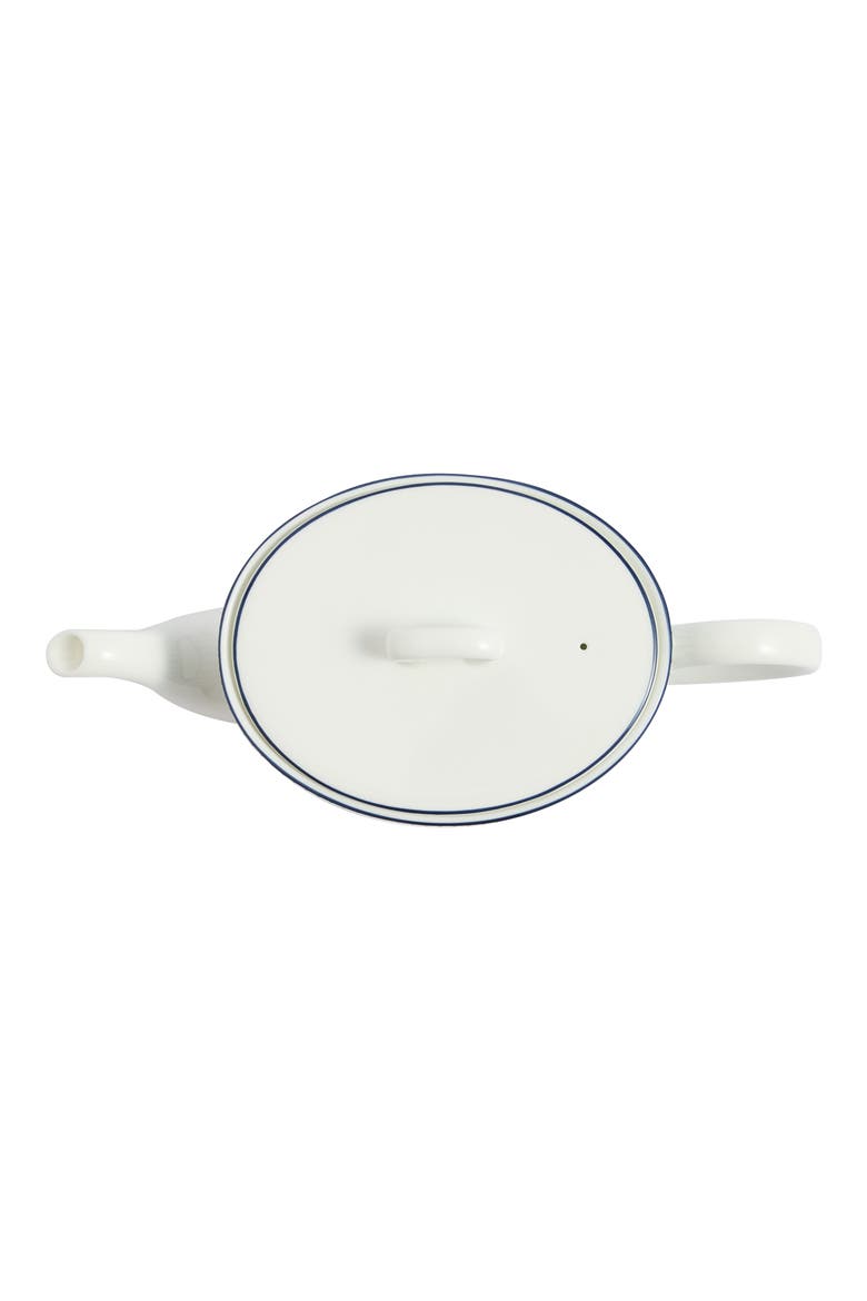 Gio Bone China Teapot, Alternate, color, BLUE/ WHITE