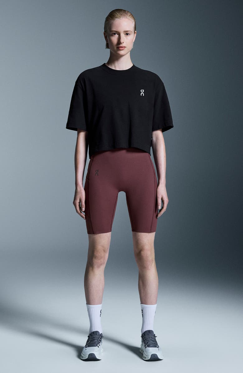 On Club Boxy-T Cotton Graphic T-Shirt, Alternate, color, Black