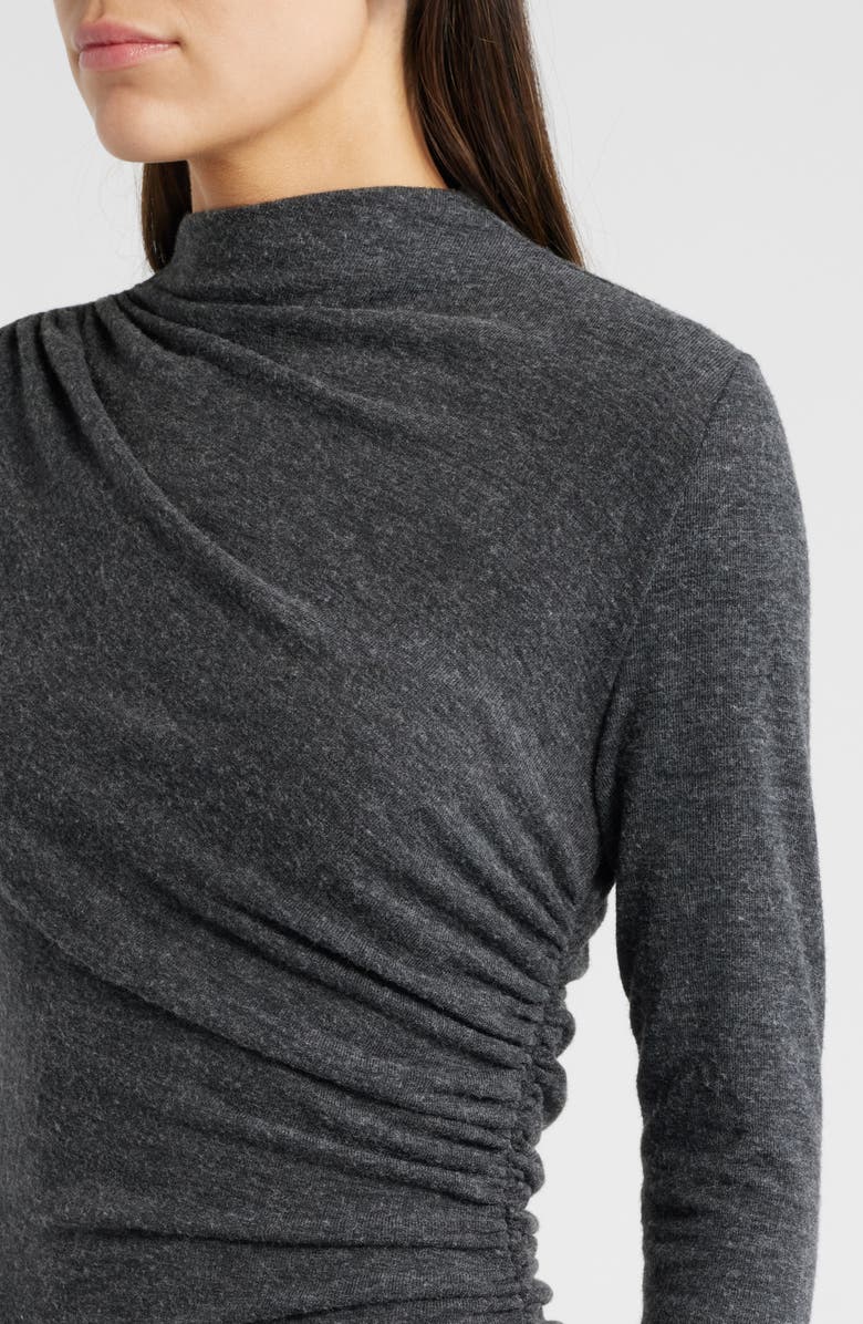 Rails Margaret Long Sleeve Midi Sweater Dress, Alternate, color, Charcoal