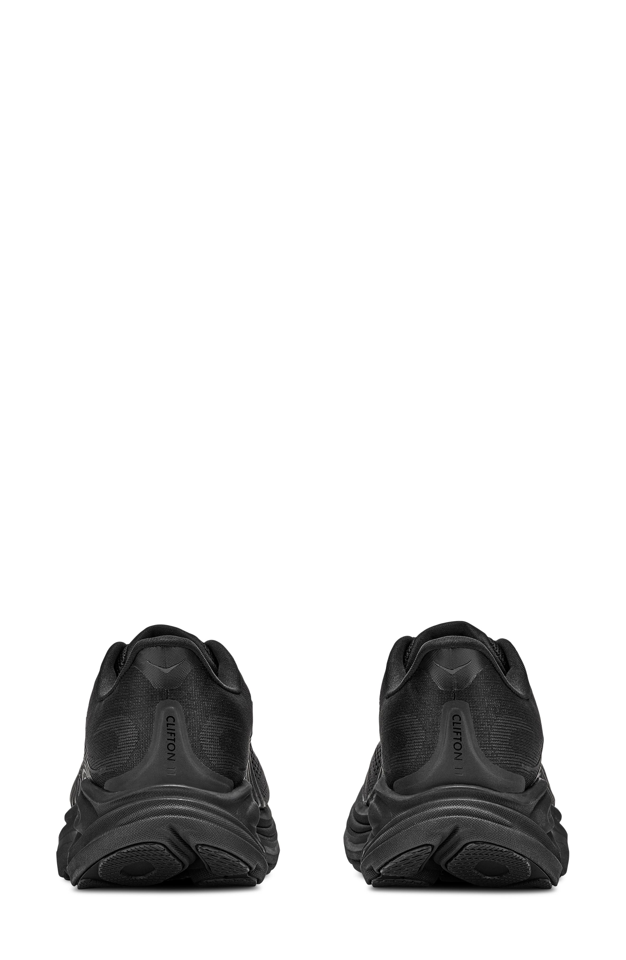 HOKA Clifton 11 Running Shoe, Alternate, color, Black / Black