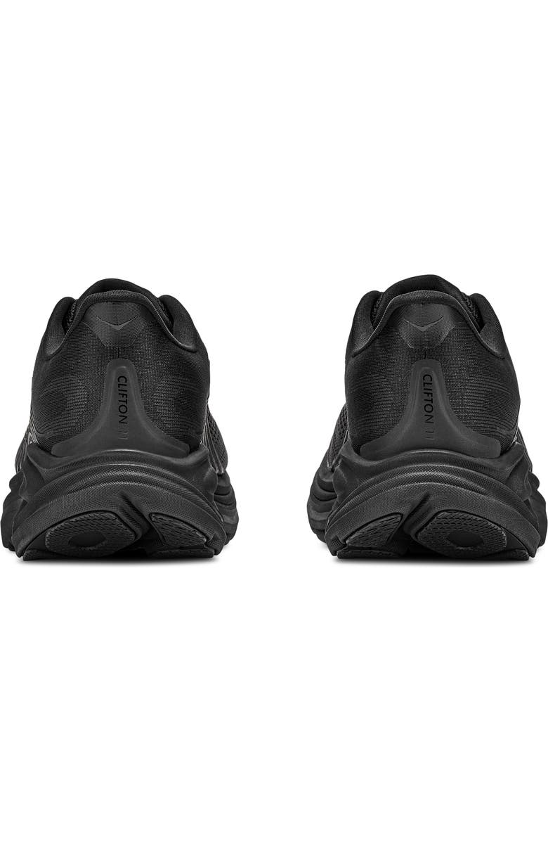 HOKA Clifton 11 Running Shoe, Alternate, color, Black / Black