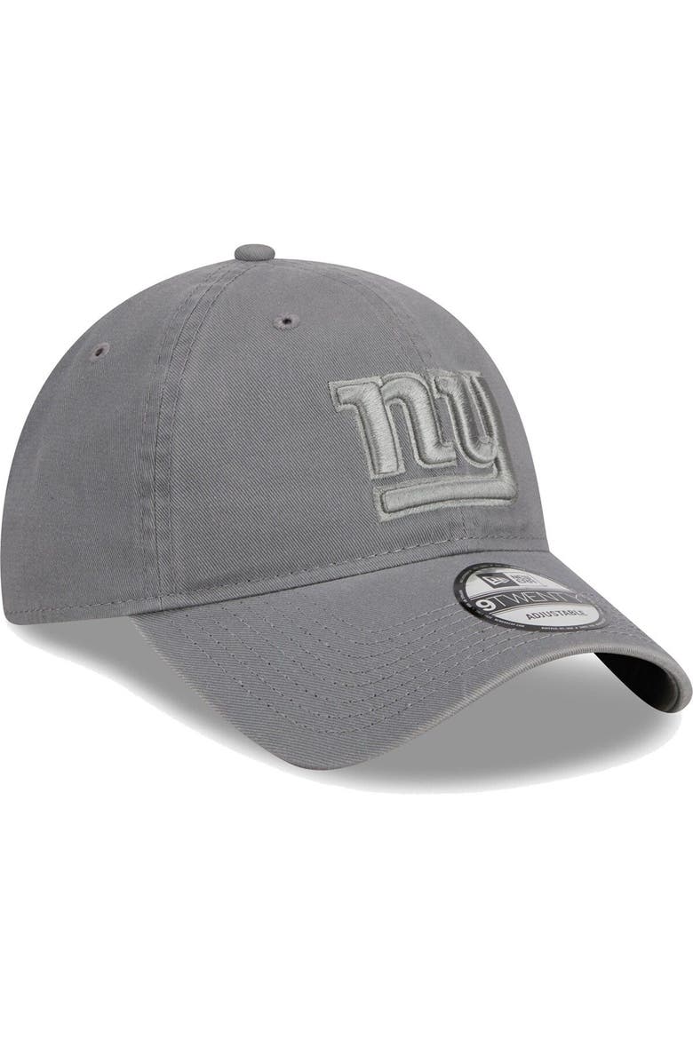 Men's New Era Gray New York Giants Color Pack 9TWENTY Adjustable Hat, Alternate, color, Gray