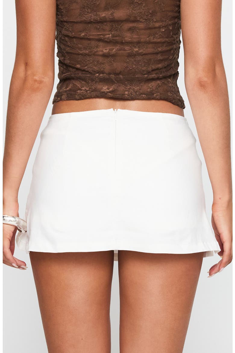 Can't Sleep Low Rise Skort, Alternate, color, WHITE