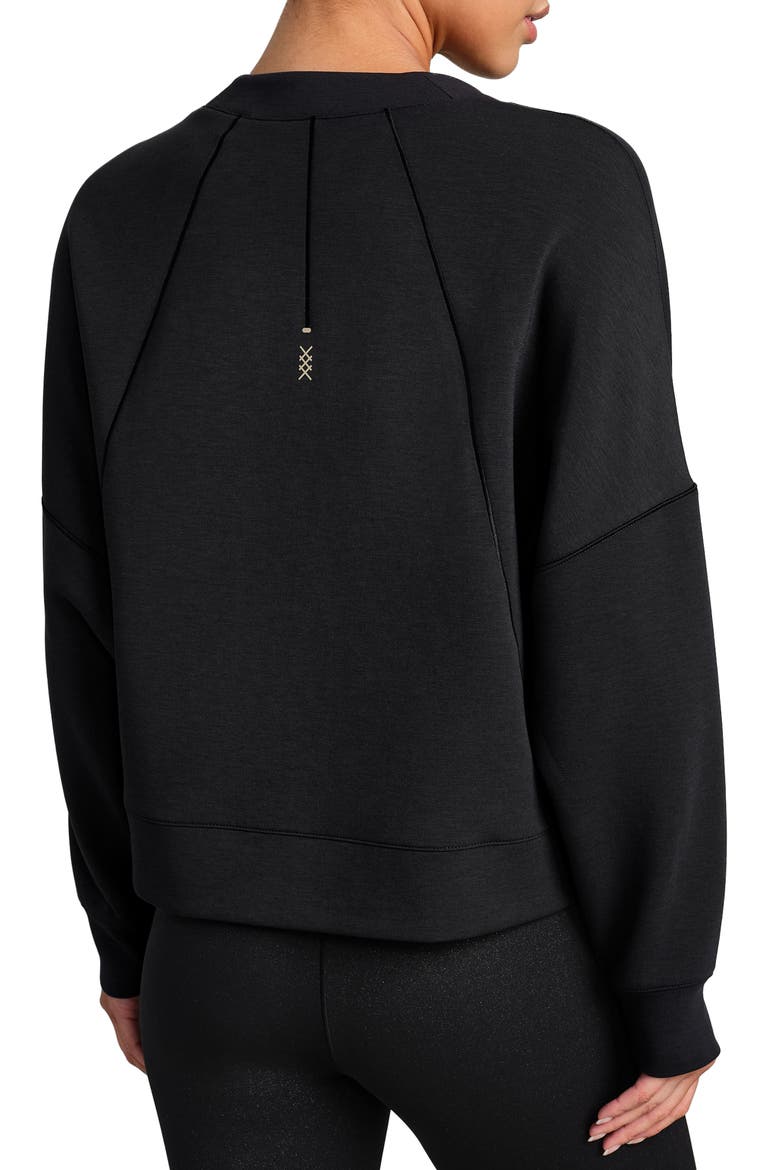 DreamGlow Cardigan, Alternate, color, PURE BLACK HEATHER