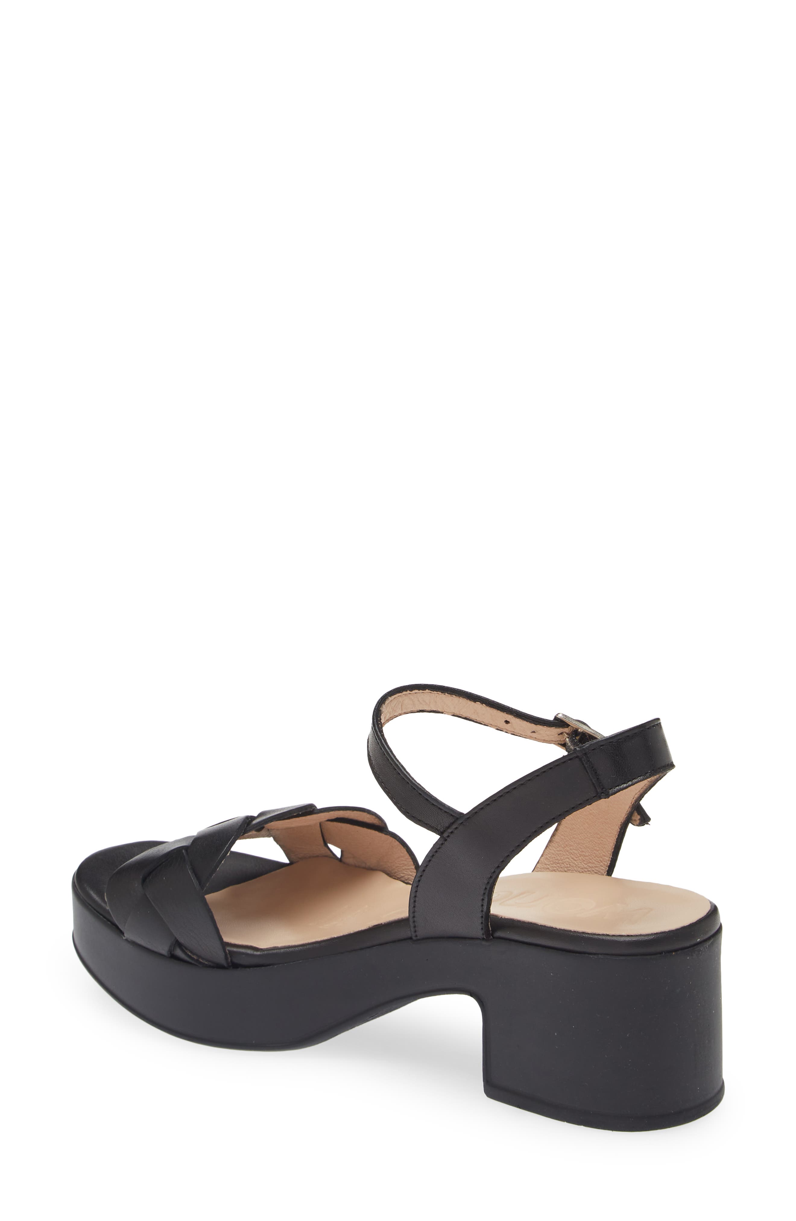Wonders Platform Sandal, Alternate, color, 