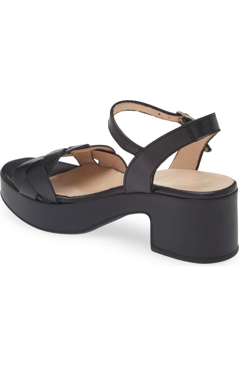 Wonders Platform Sandal, Alternate, color,