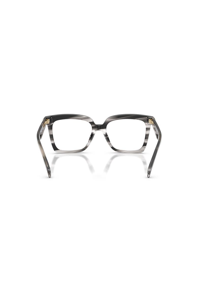 53mm Square optical glasses, Alternate, color, Black