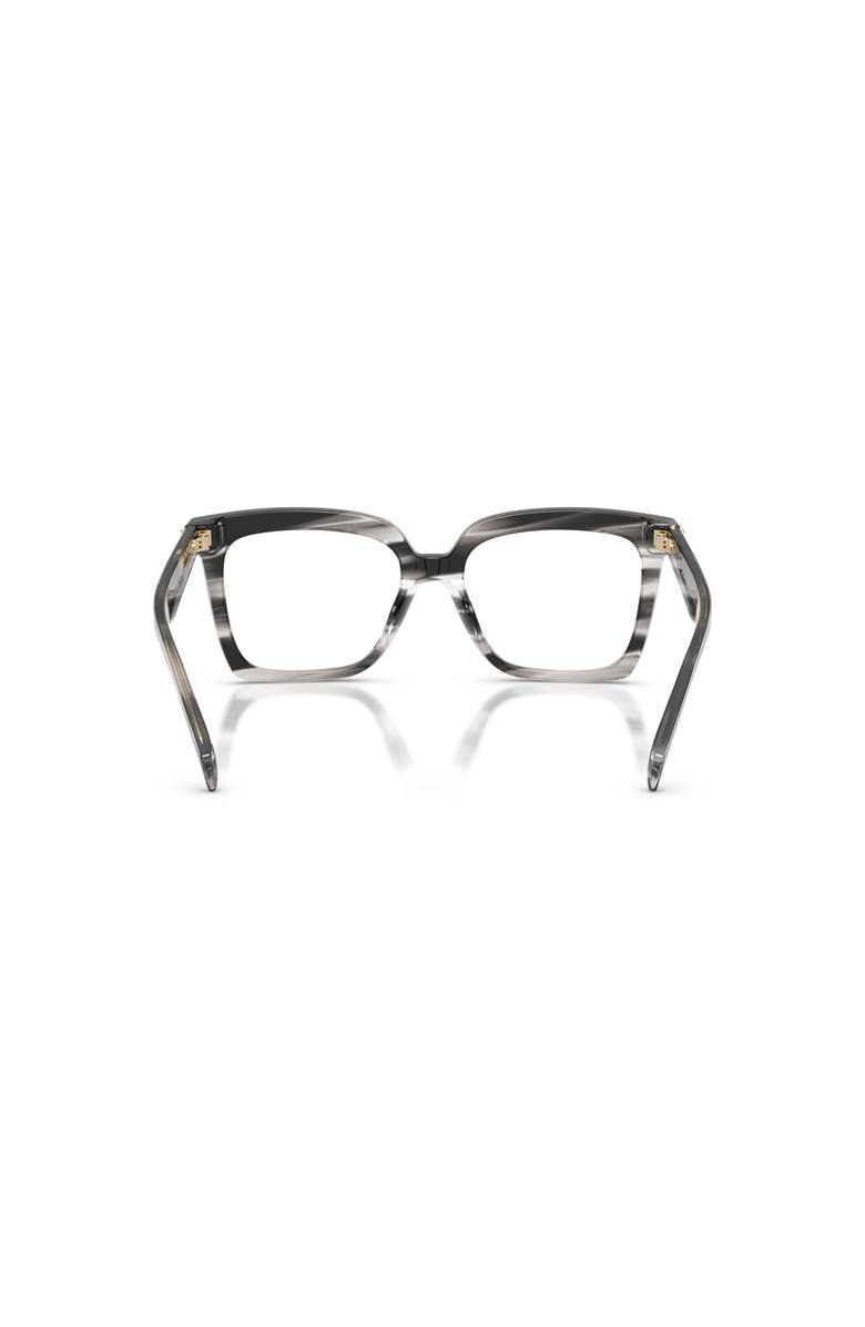 Michael Kors 53mm Square optical glasses, Alternate, color, Black