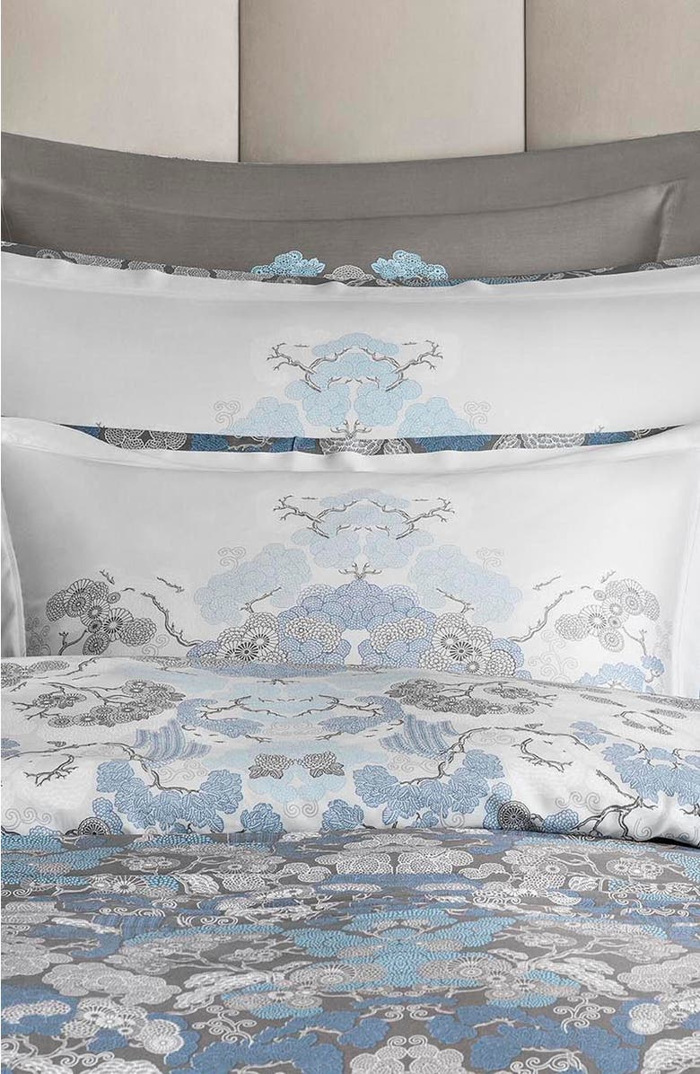 Togas Eriko pillowcase, Alternate, color, Blue