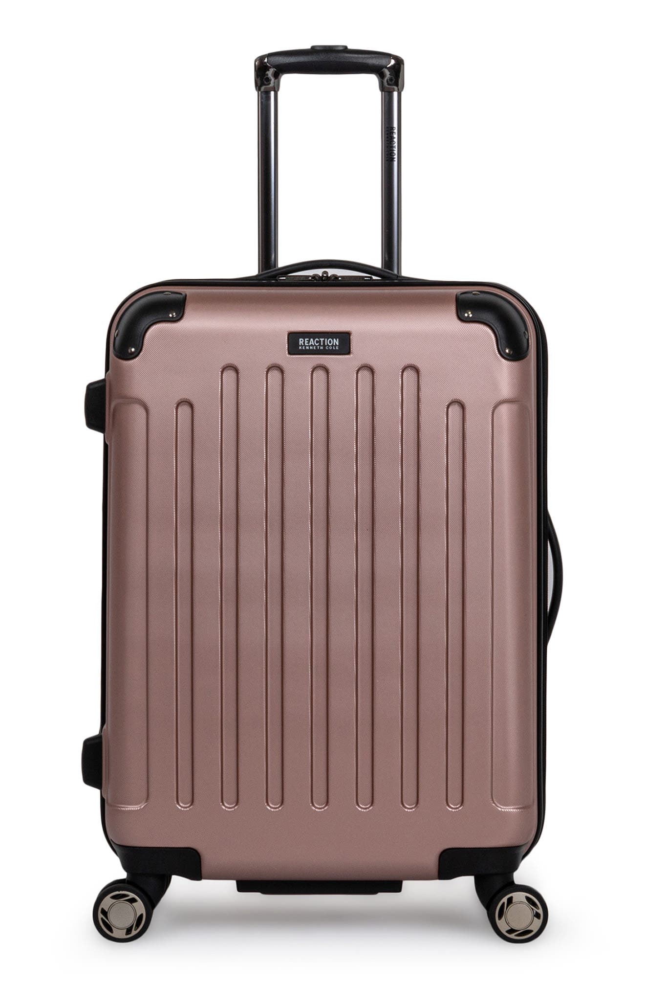 Kenneth Cole Renegade 24" Lightweight Hardside Expandable Spinner Luggage, Main, color, Rose Gold