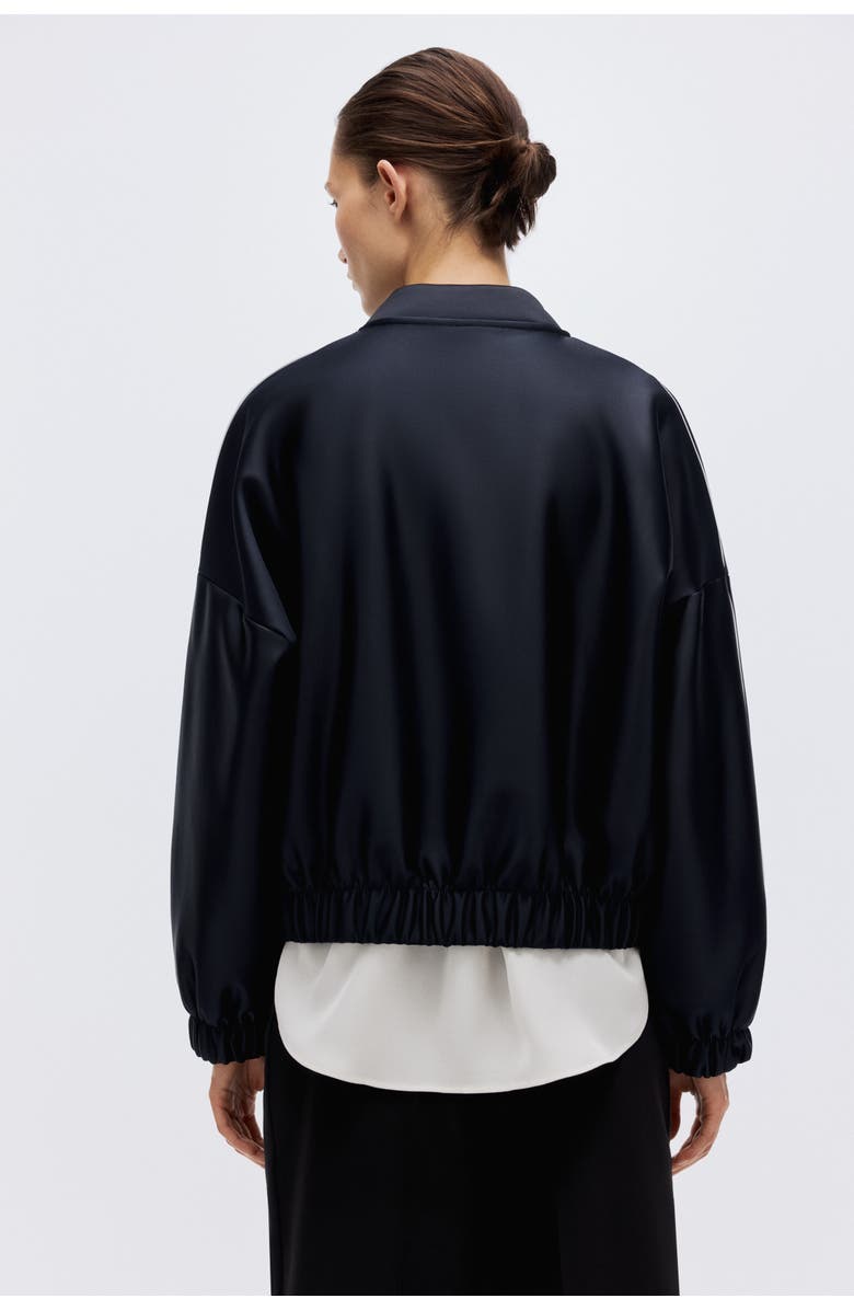 H&M Bomber jacket, Alternate, color, Navy Blue