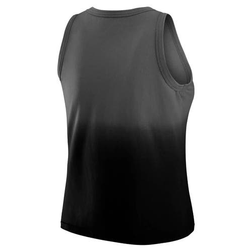Wear By Erin Andrews X Gracie Hunt Black Pittsburgh Steelers Ombre Tank Top In Black