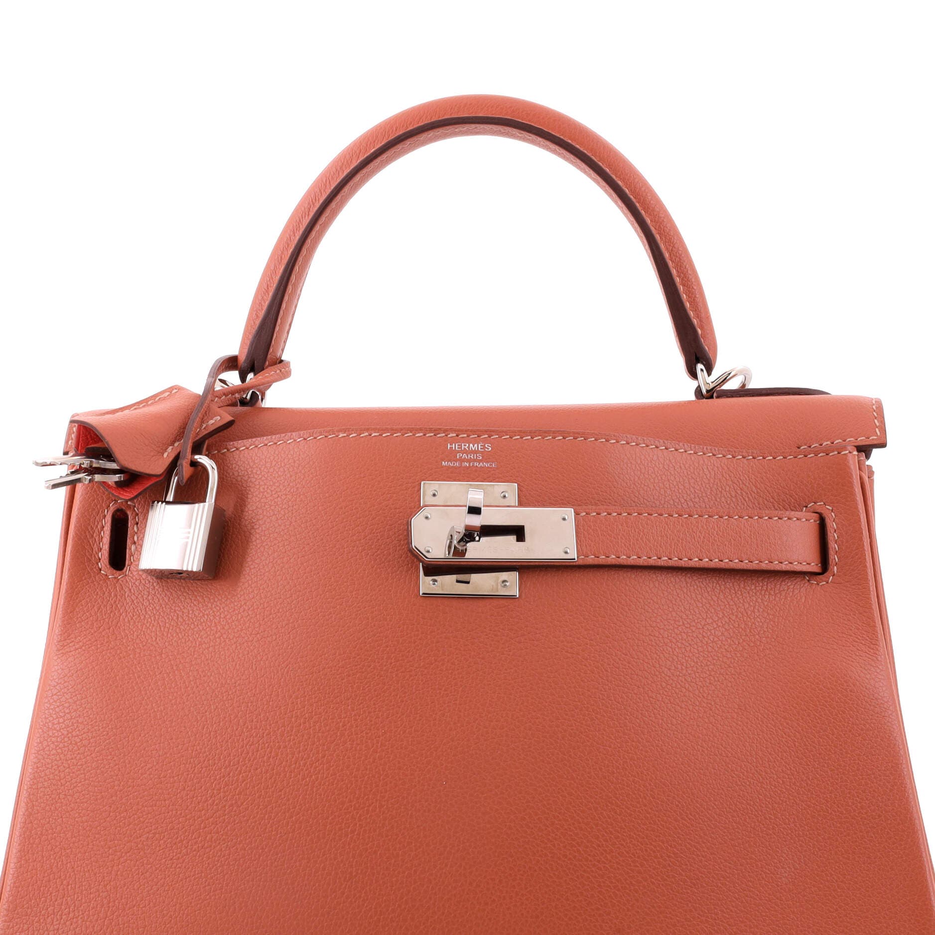 Kelly Handbag Verso Evercolor with Palladium Hardware 28, Alternate, color, Pink