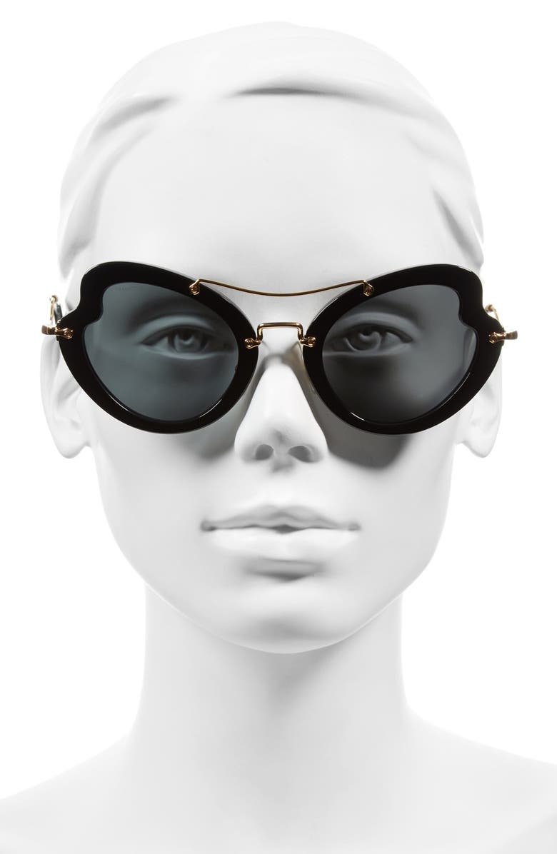 Miu Miu 52mm Sunglasses, Alternate, color, 