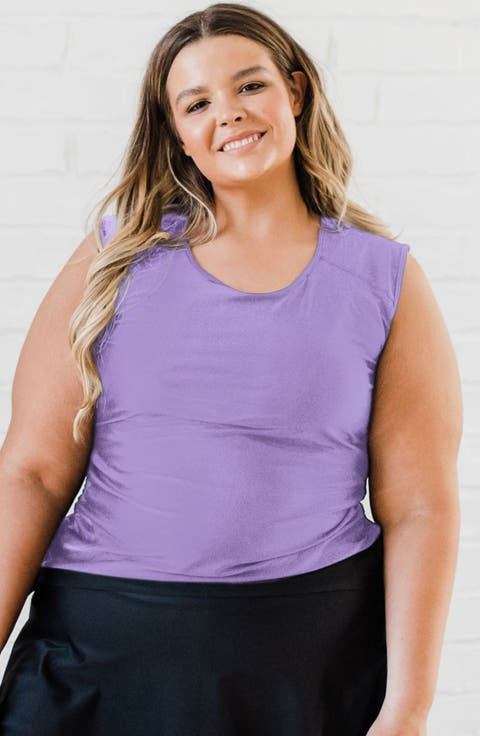 Plus Size Closed Back Maya Swim Top