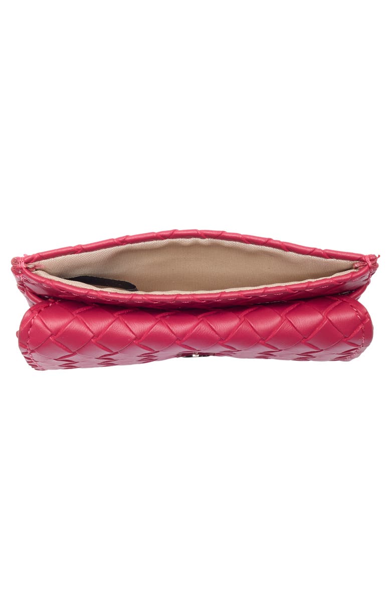 MUNDI SMALL LEATHER GOODS Fiona Card Holder, Alternate, color, Hot Pink