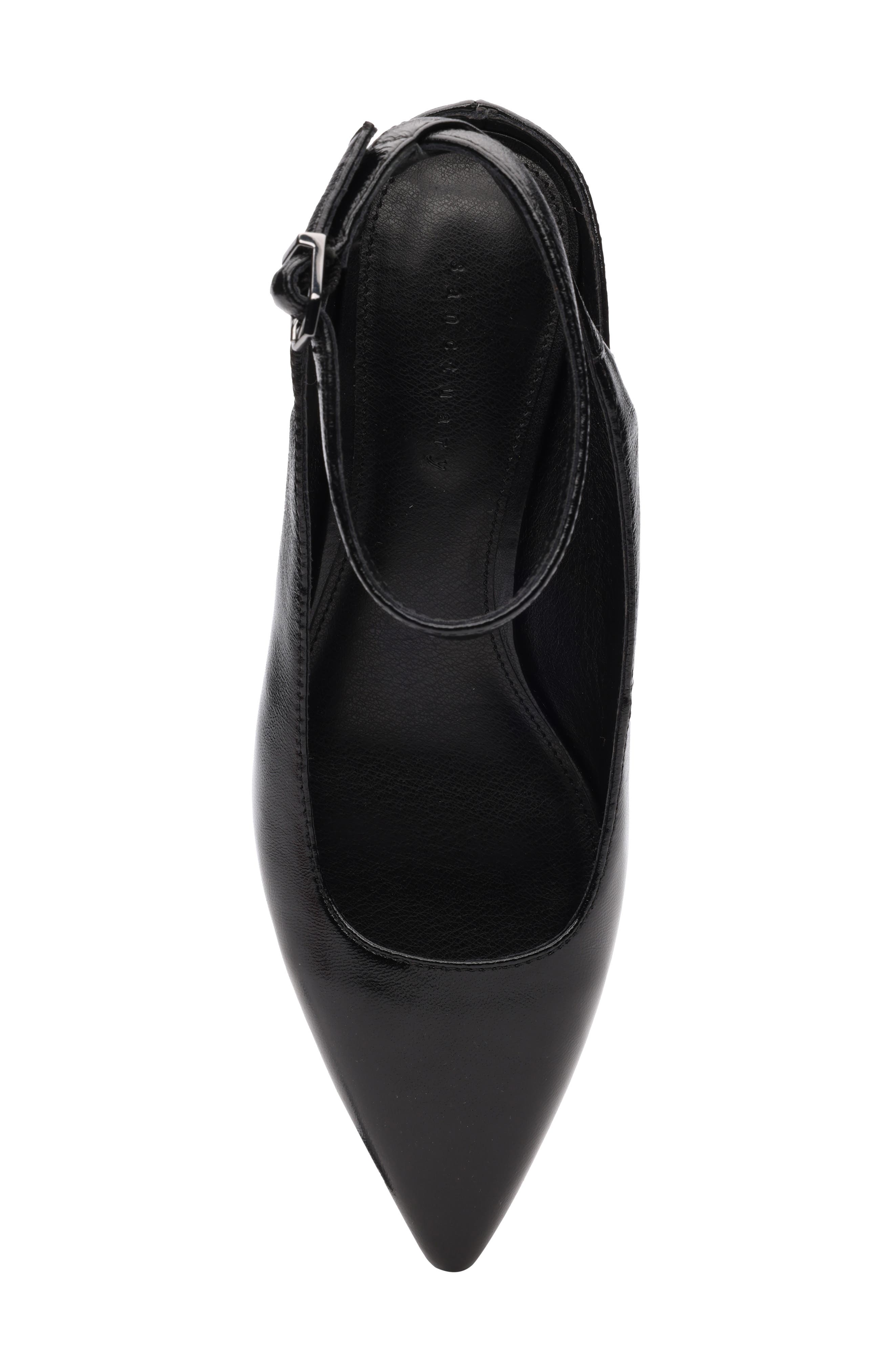 Sanctuary Magic Ankle Strap Pointed Toe Kitten Heel Pump, Alternate, color, 