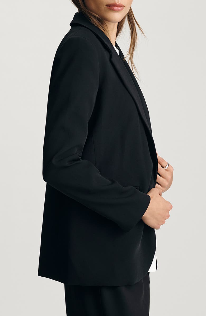 Mavi Jeans Slim Fit Blazer, Alternate, color, Black