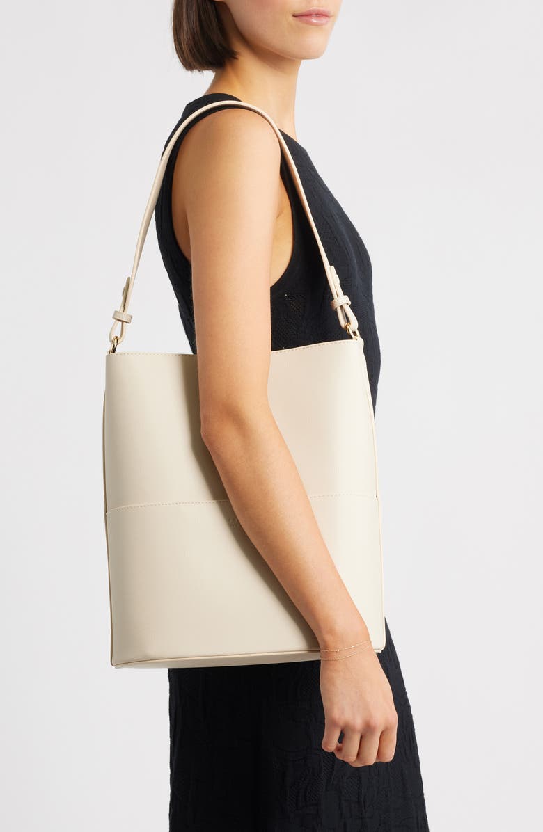 Freja New York Tall Faux Leather Tote, Alternate, color,