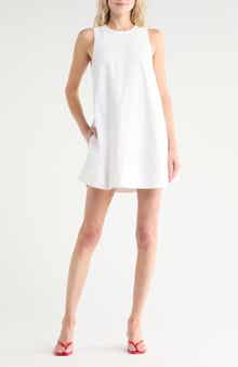 rag & bone Rosalind Sleeveless Cotton & Linen Trapeze Dress