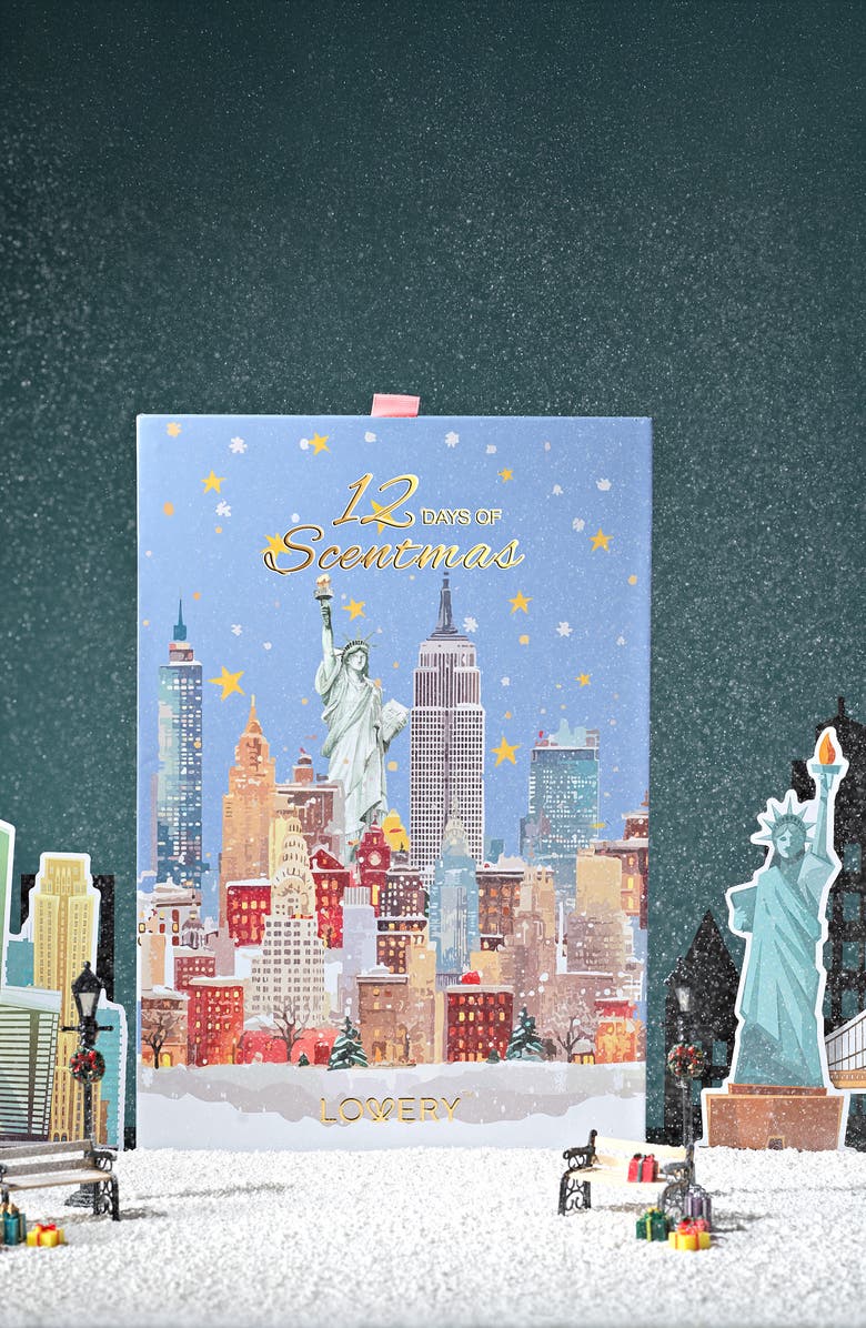 Lovery 12-Pc Limited-Edition Luxury Eau de Parfum Advent Calendar Scentmas Gift Set, Alternate, color, Multi