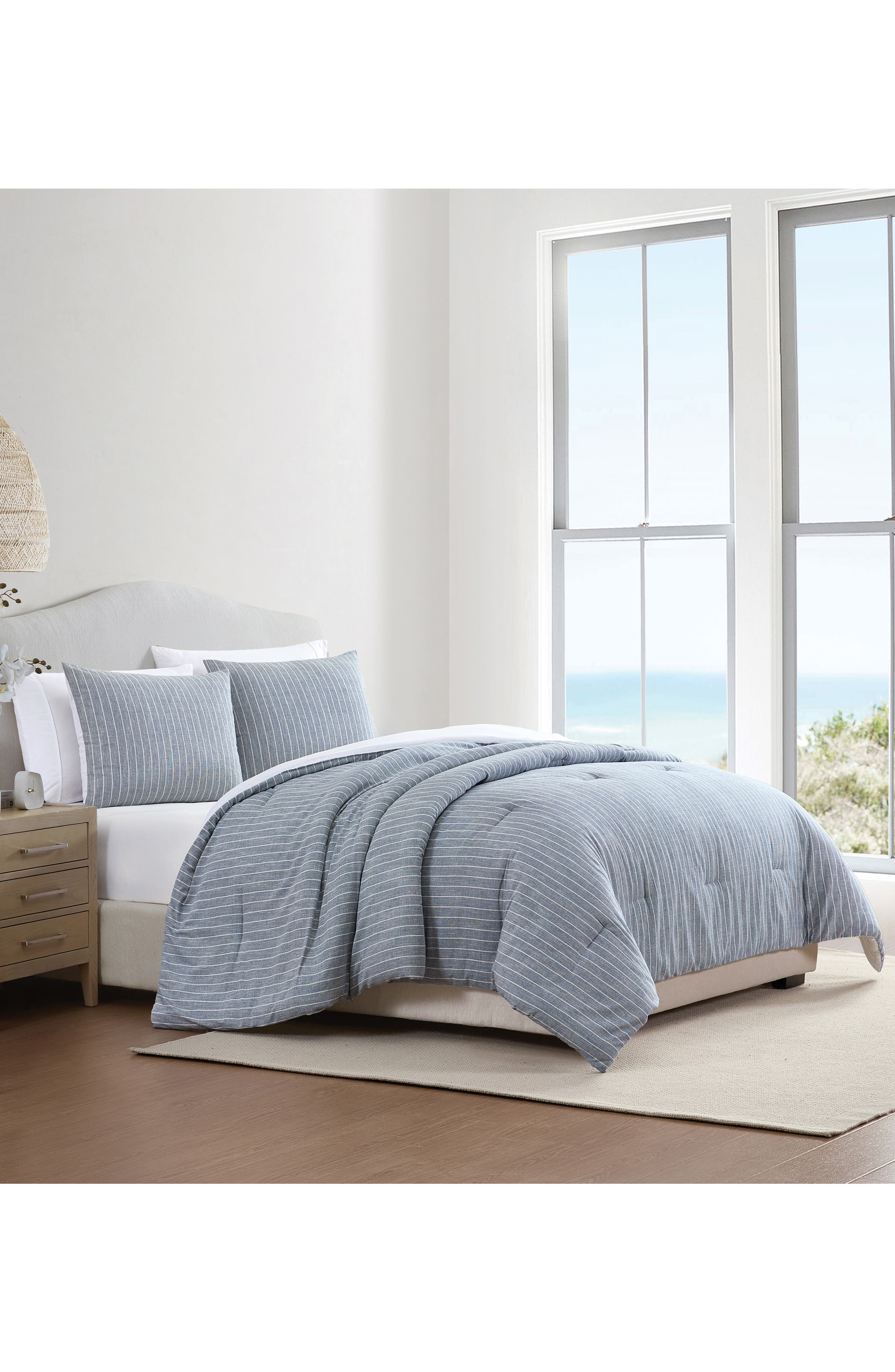 Jackson Stripe 3-Piece Cotton Comforter Set