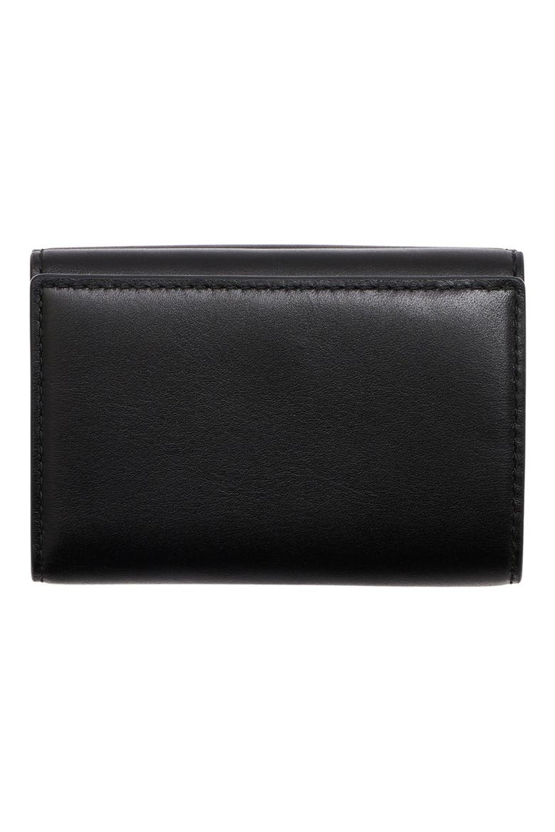The Trifold Leather Wallet, Main, color, BLACK