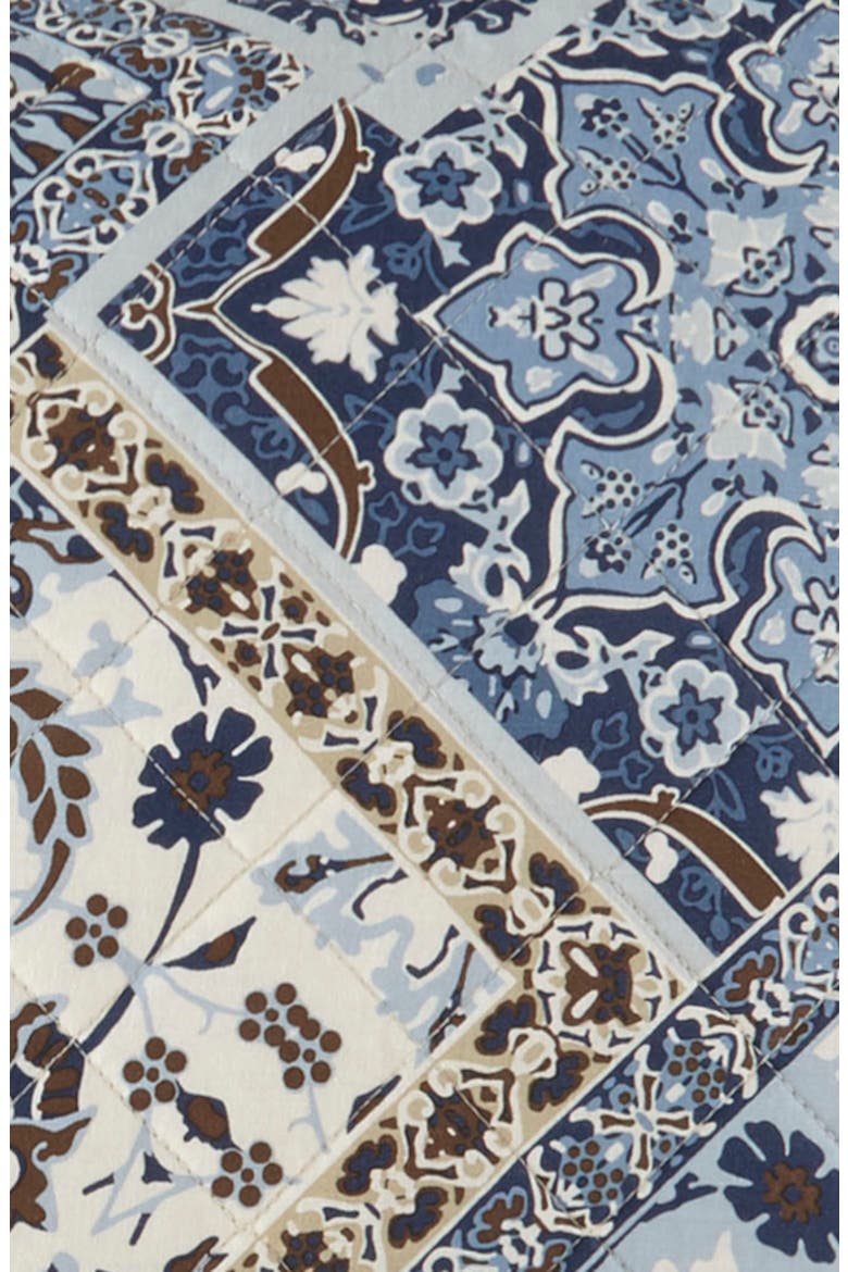 Arell Reversible Quilt & Sham Set, Alternate, color, BLUE