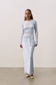 NAKED CASHMERE ADERYN SILK SKIRT