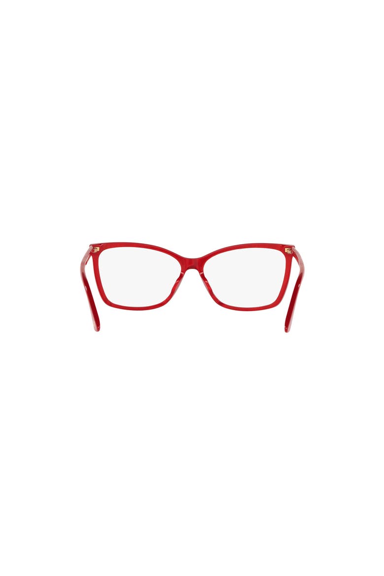56mm Cat Eye optical glasses, Alternate, color, Red