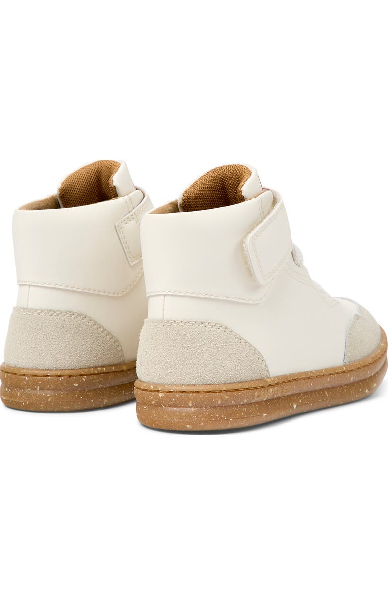 Camper Kids' Runner Four High Top Sneaker, Alternate, color, White Natural