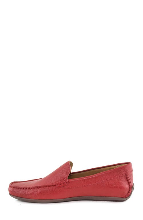 Marc Joseph New York Broadway Leather Venetian Driver Loafer In Pink