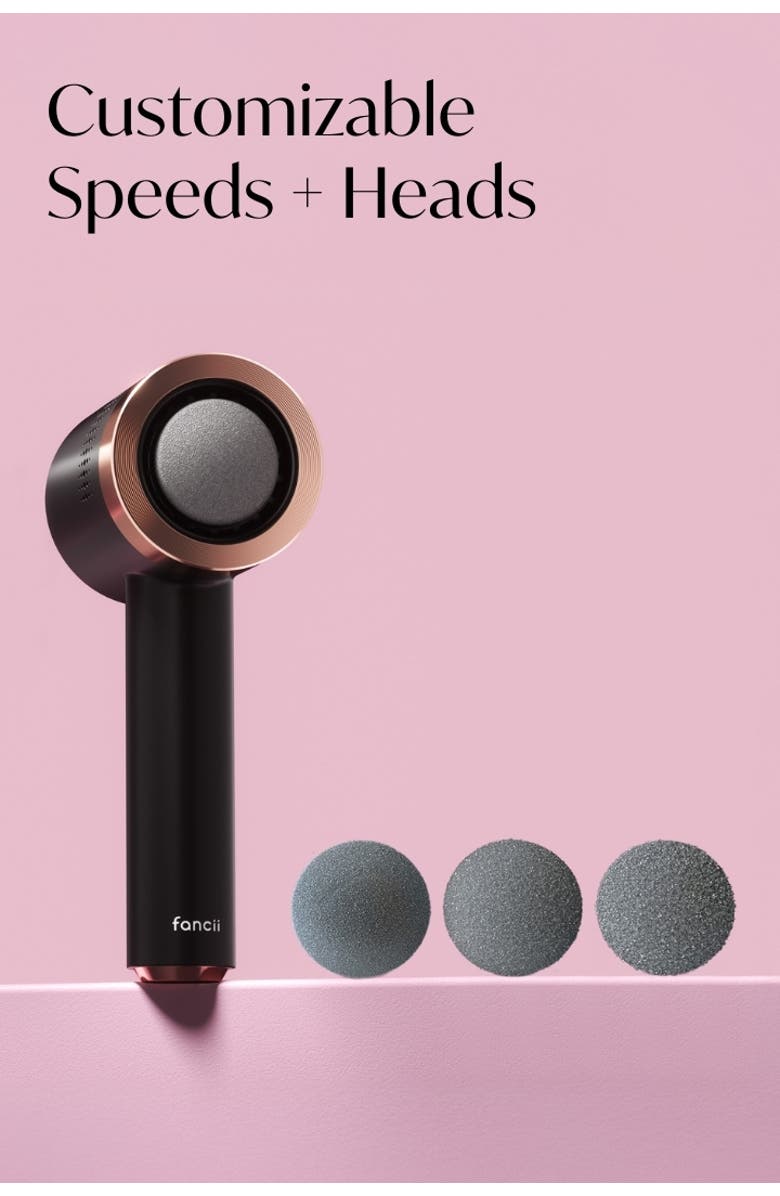 FANCII Cali Electric Callus Remover, Alternate, color, Black