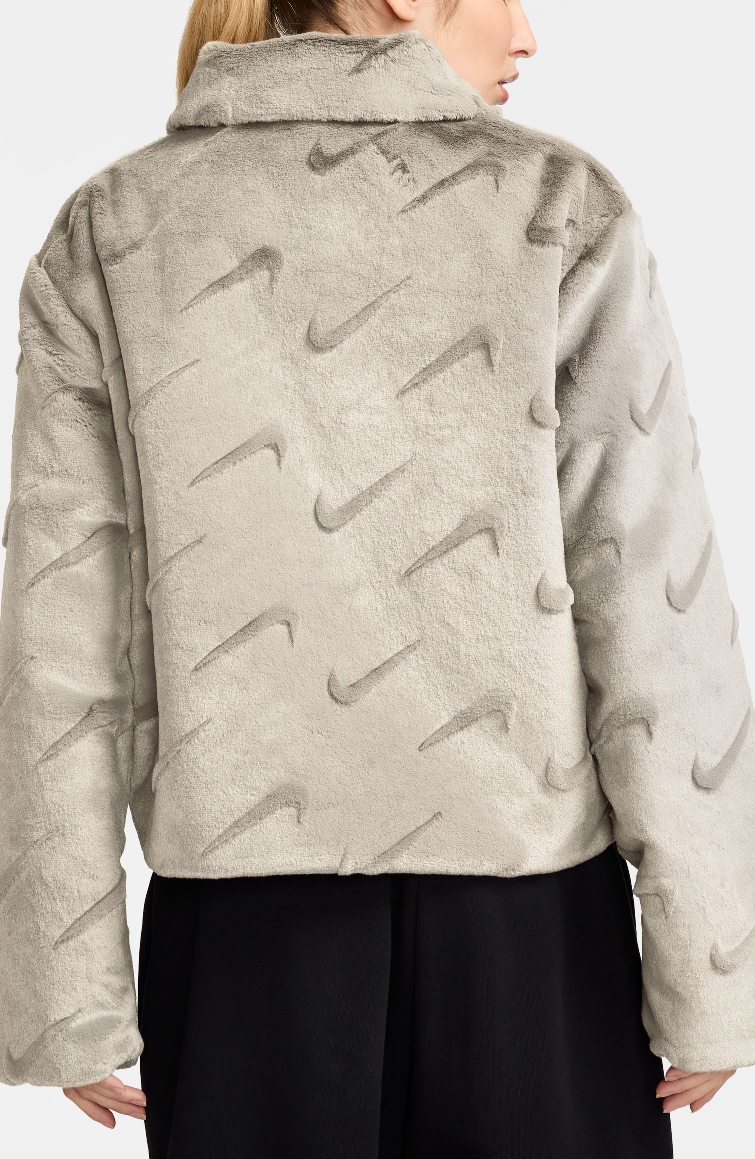nike jacket fur