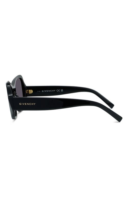 Givenchy Gv Day 54mm Geometric Sunglasses In Black