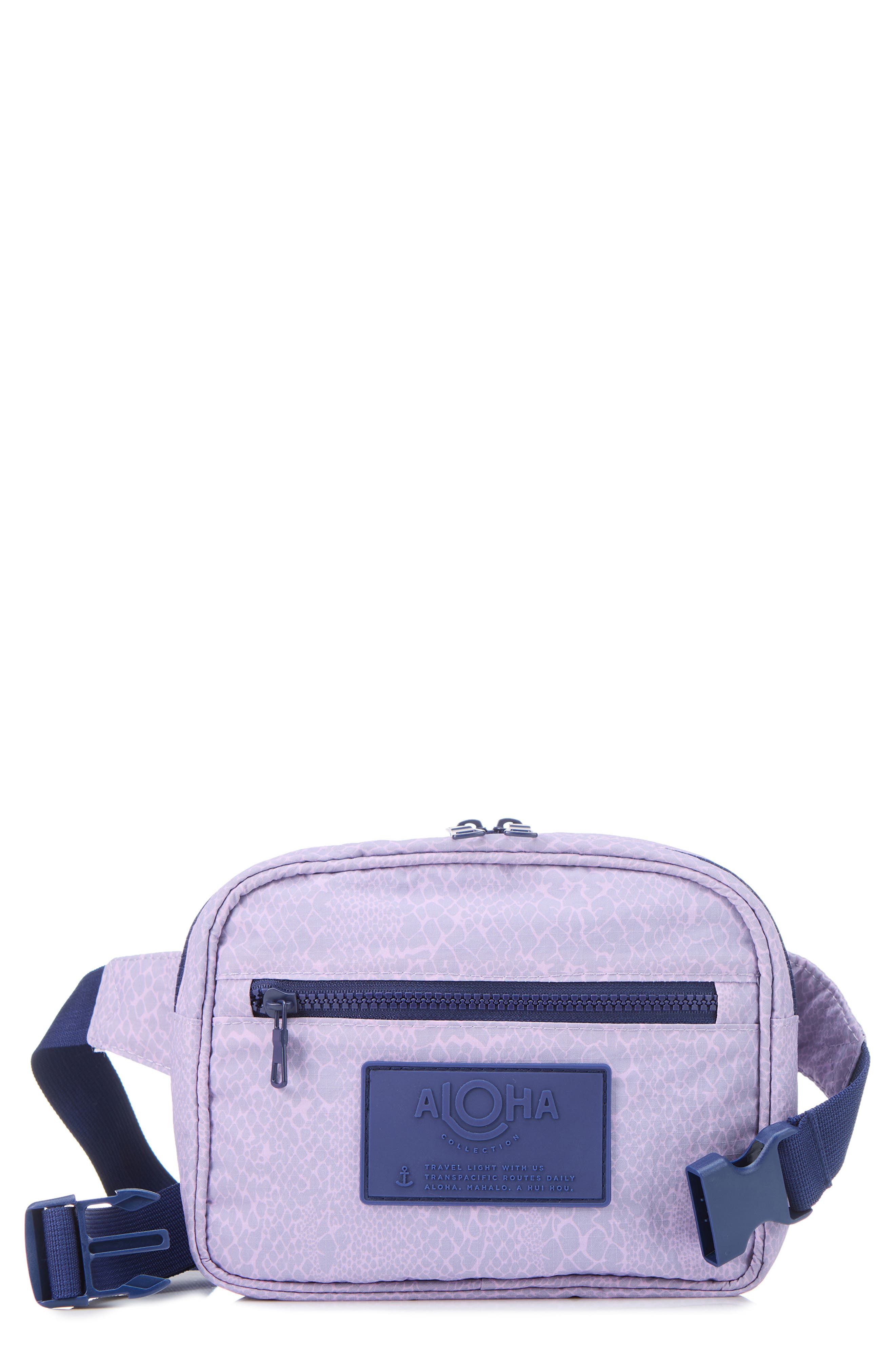 Aloha Collection Python Travel Light Belt Bag, Main, color, 