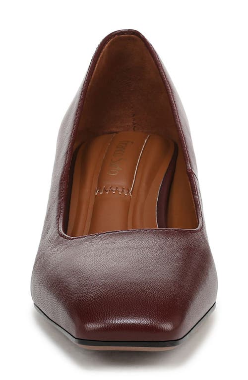 Franco Sarto Salino Square Toe Pump In Burgundy