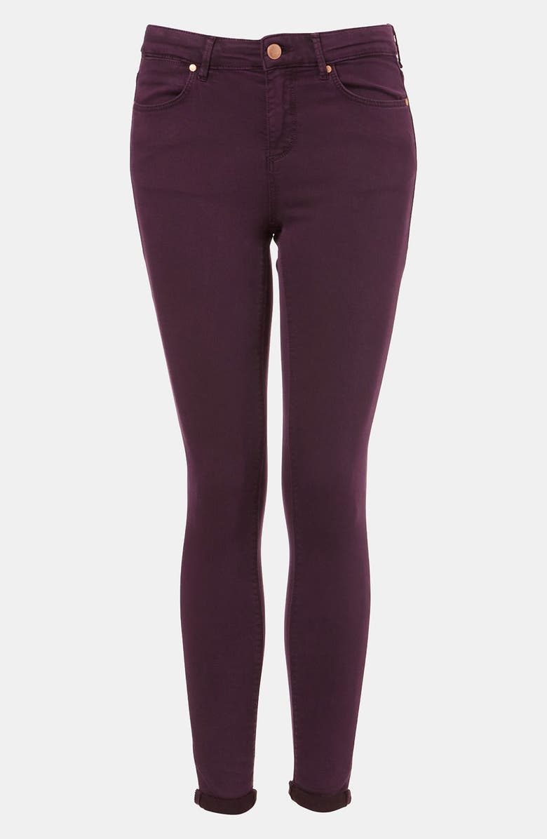 Topshop Moto 'Leigh' Skinny Jeans, Main, color, 