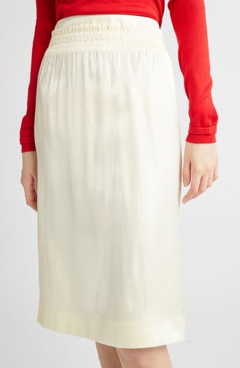 Double Waist Midi Skirt