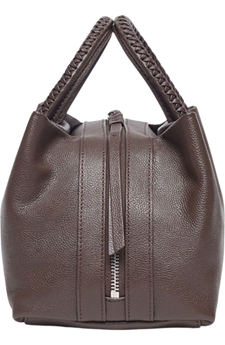 Oryany Roy Leather Satchel, Alternate, color, Espresso
