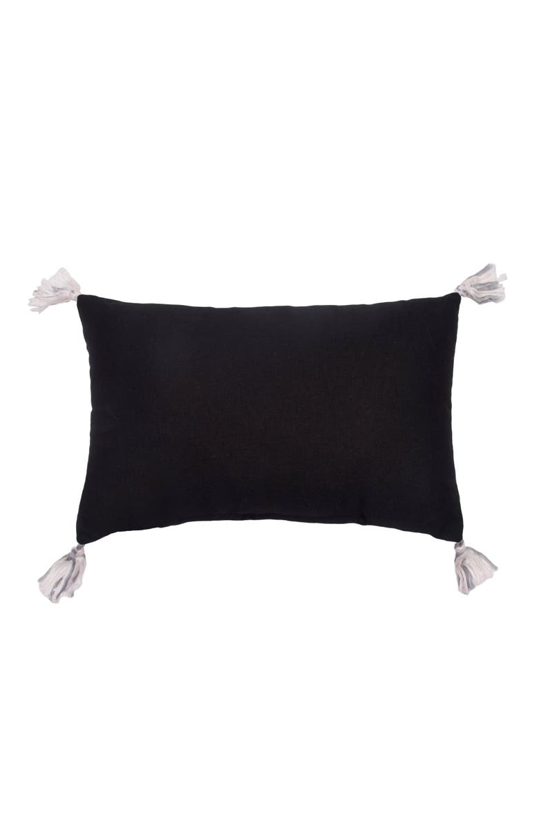 C&F Home "Boo! Freak Out!" Flyi Ghosts Halloween Accent Pillow 13" x 20" w/ White Tassels, Alternate, color, Black