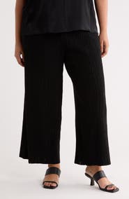 Lafayette 148 New York Ottoman Stitch Pull-On Knit Pants