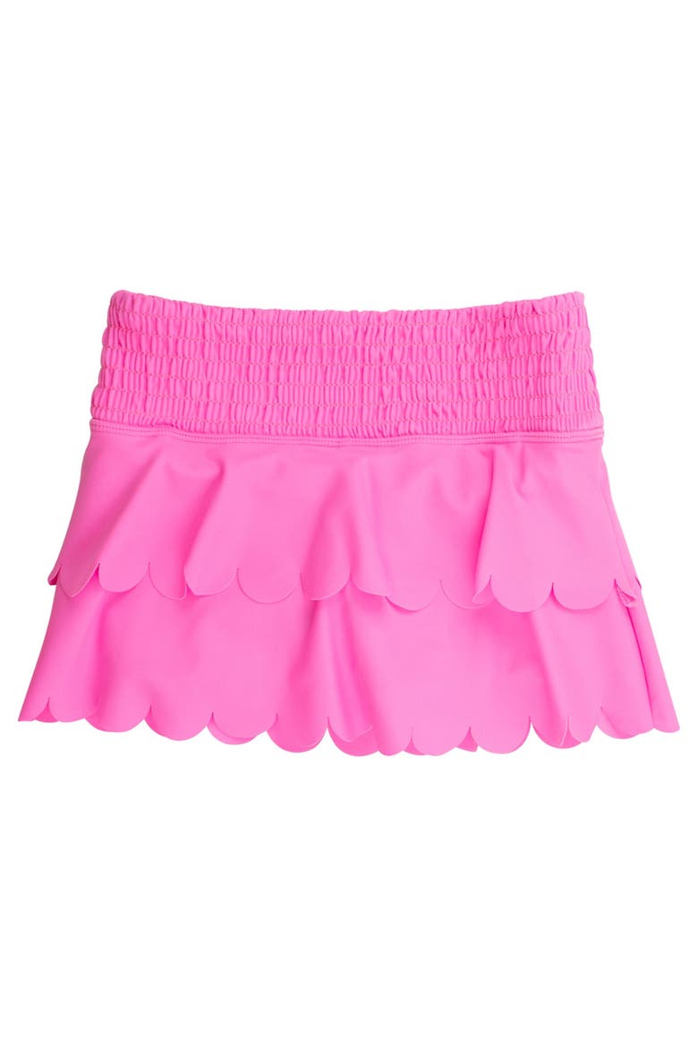 UPF50+ Active Tiered Flare Skort, Alternate, color, Neon Pink
